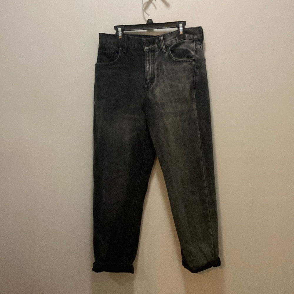 Blue Savvy Half-Darkwash Half-Lightwash Black Jeans